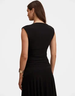 LOGAN ASYMMETRIC SHOULDER TOP
