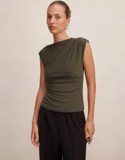 LOGAN ASYMMETRICAL SHOULDER TOP