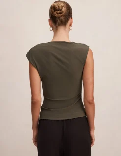 LOGAN ASYMMETRICAL SHOULDER TOP