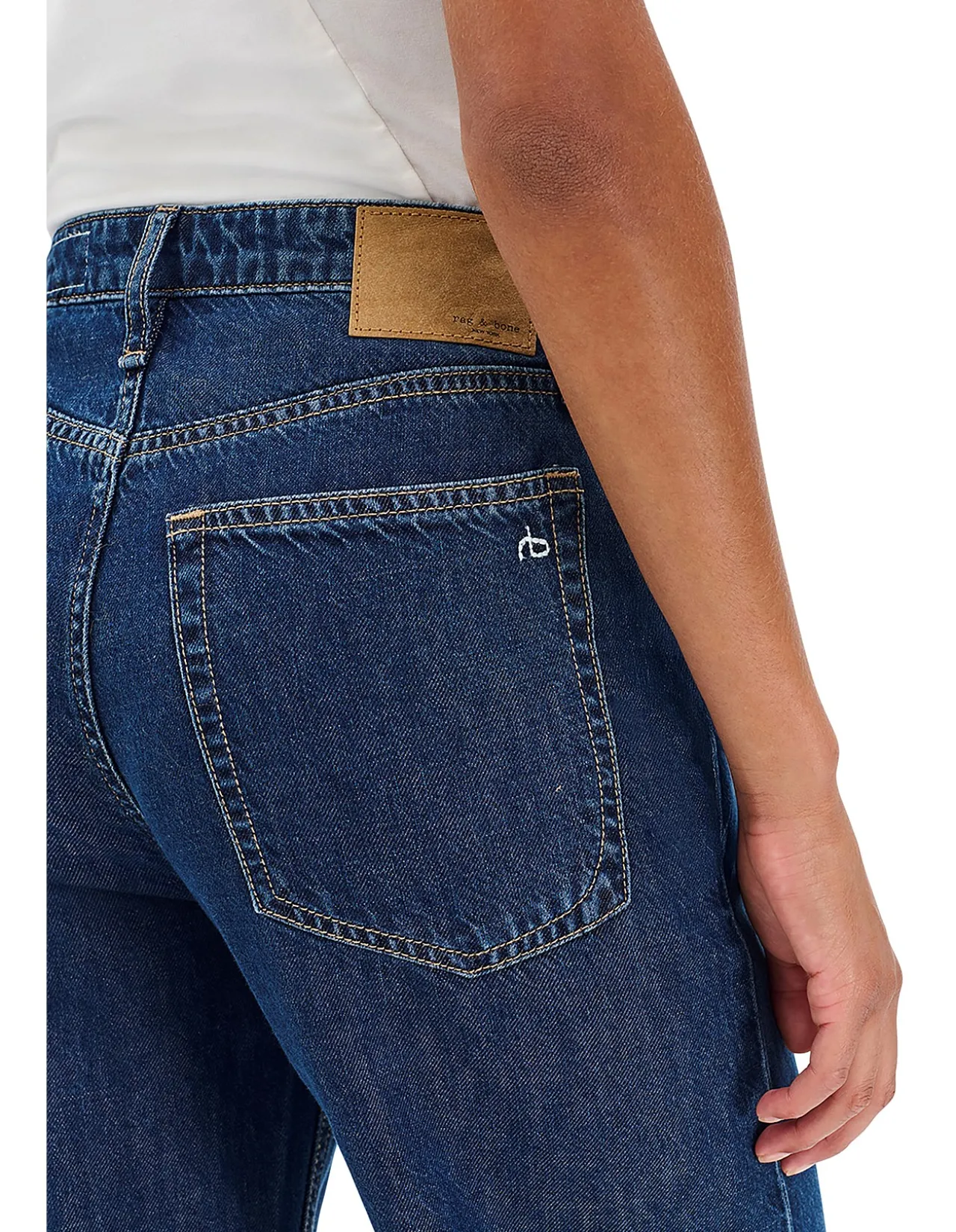 Logan Featherweight Mid Rise Wide Leg Jeans