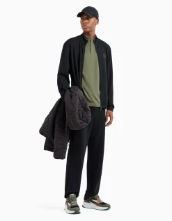LOGO BOMBER PUFFER DOWN