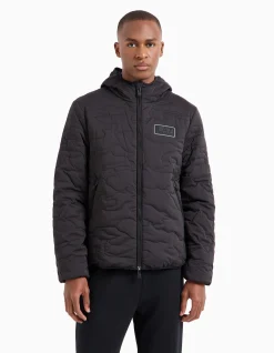 LOGO BOMBER PUFFER DOWN