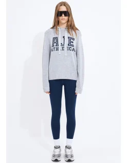 Logo Knit Hoodie