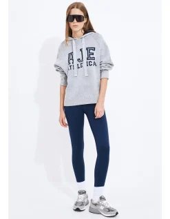 Logo Knit Hoodie
