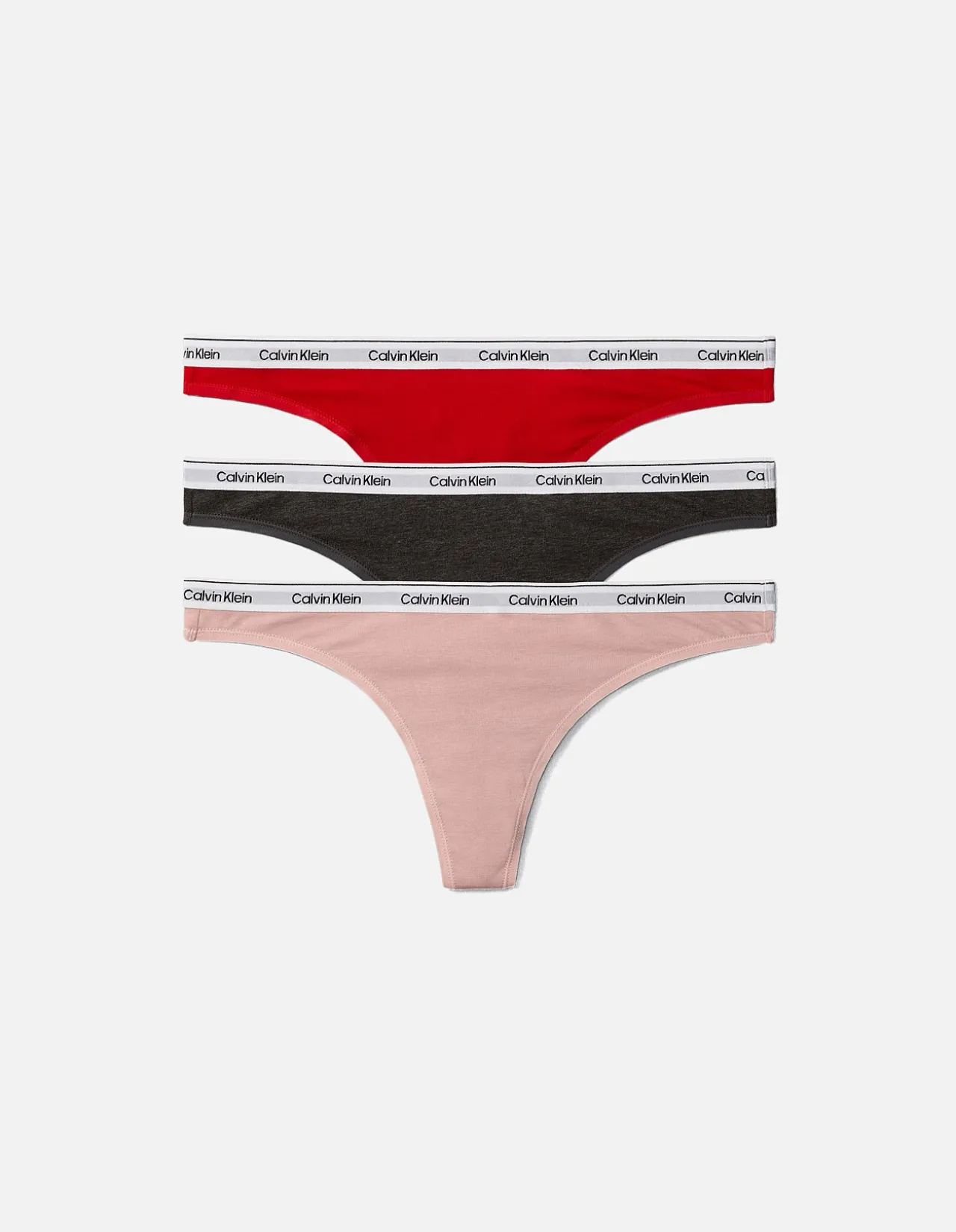 LOGO 3 PACK LOW RISE THONG
