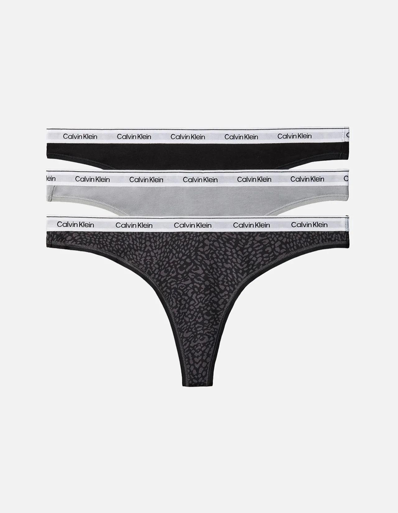 LOGO 3 PACK LOW RISE THONG
