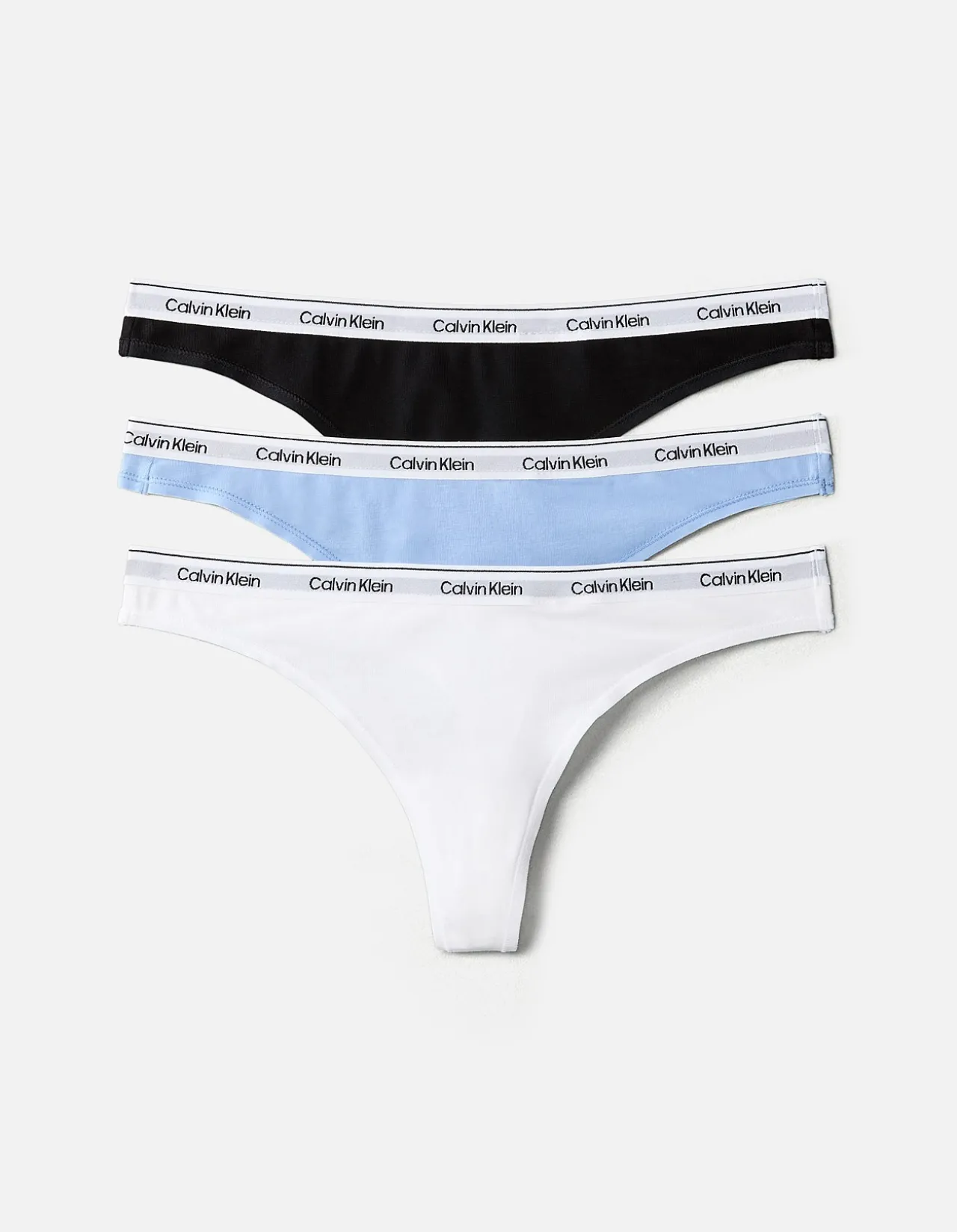 LOGO 3 PACK LOW RISE THONG