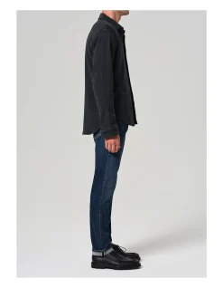London Tapered Slim Dark Indigo Jeans