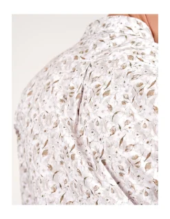 LONG SLEEVE ASPEN PEACHED COTTON SLIM FIT SHIRT