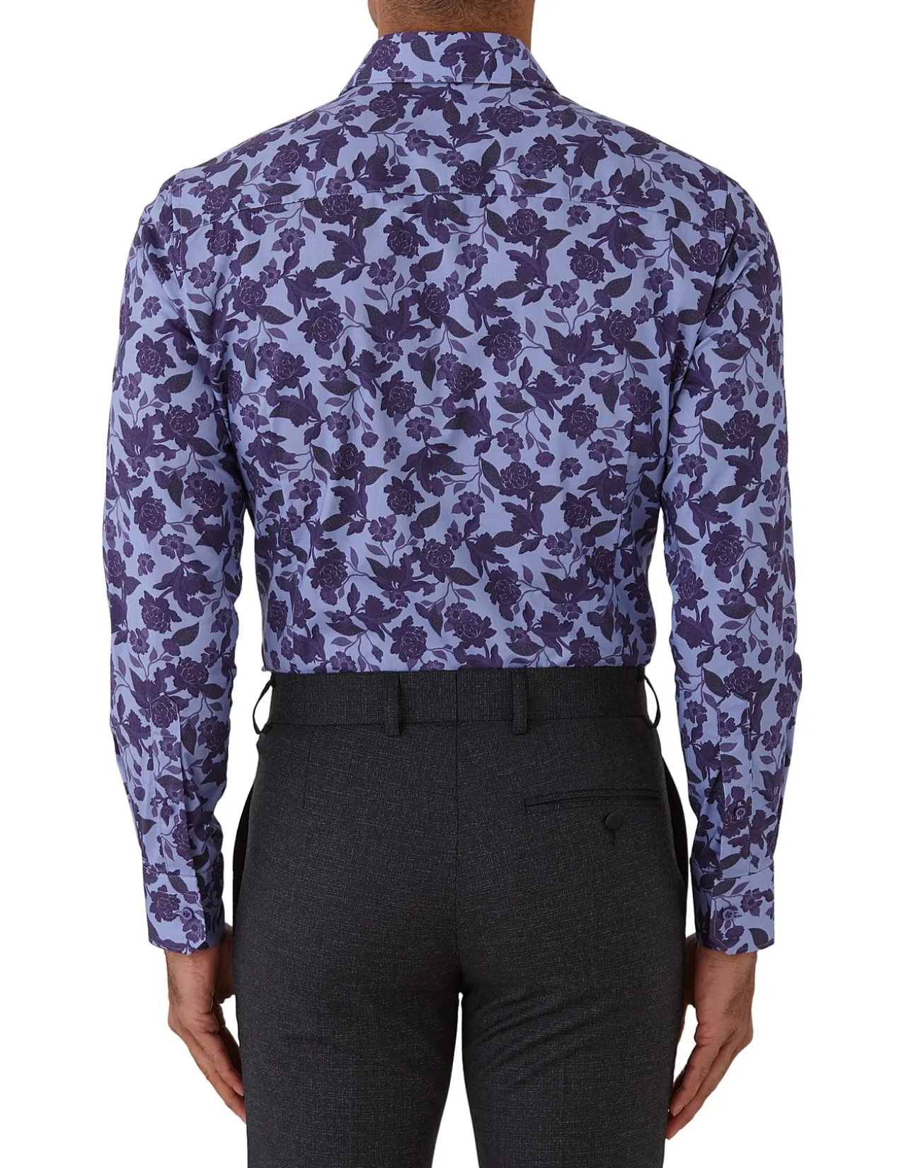 Long Sleeve BOLD Floral Print Shirt