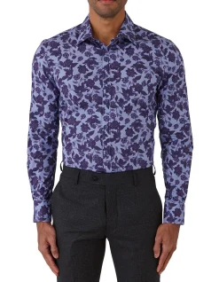 Long Sleeve BOLD Floral Print Shirt