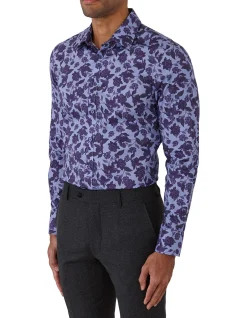 Long Sleeve BOLD Floral Print Shirt