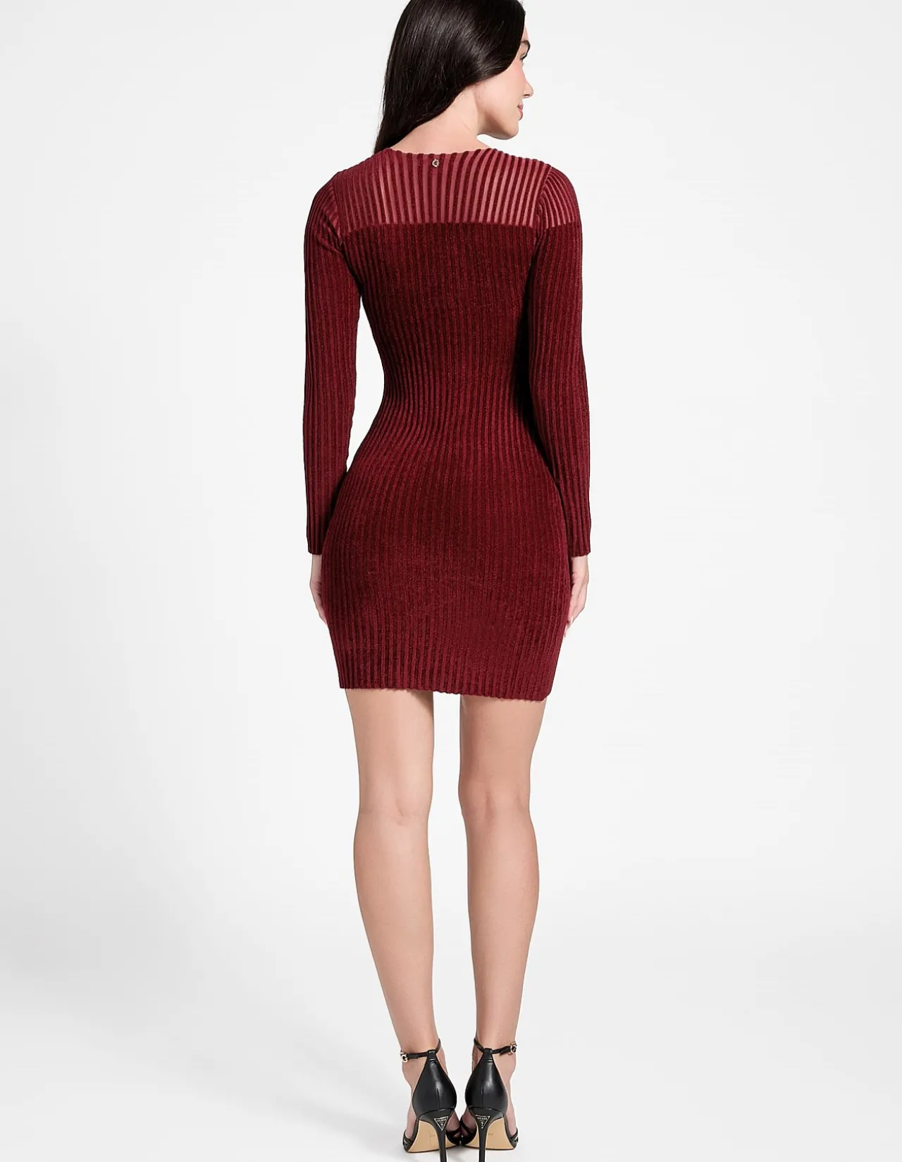 Long Sleeve Cn Rowena Rib Chenille Dress