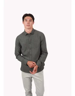 Long Sleeve Diamond MARLE Cotton Poly Shirt