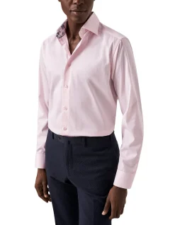 Long Sleeve Floral PrintI Twill Shirt