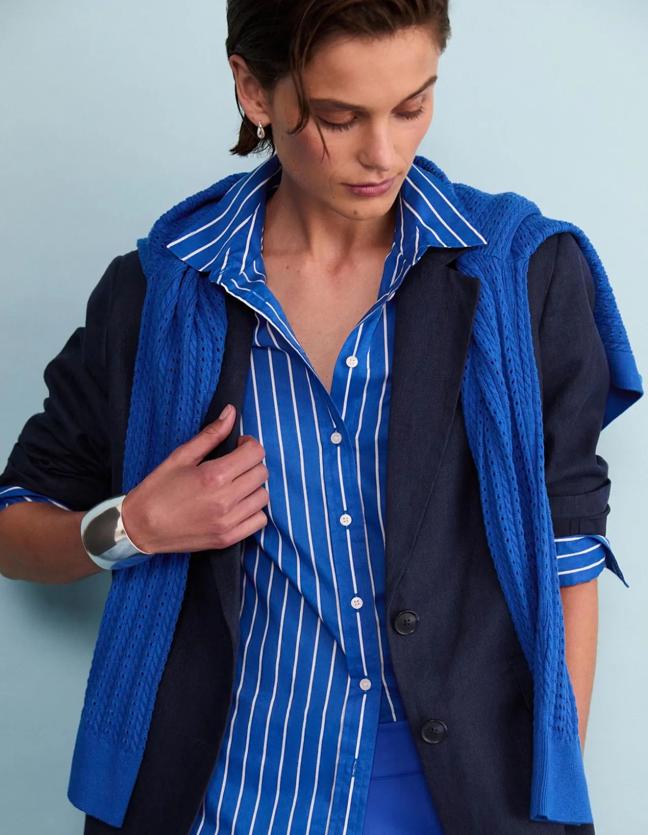 LONG SLEEVE LILY VOILE SHIRT