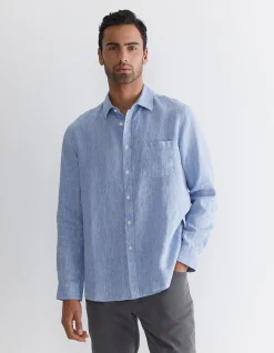 LONG SLEEVE LINEN SHIRT