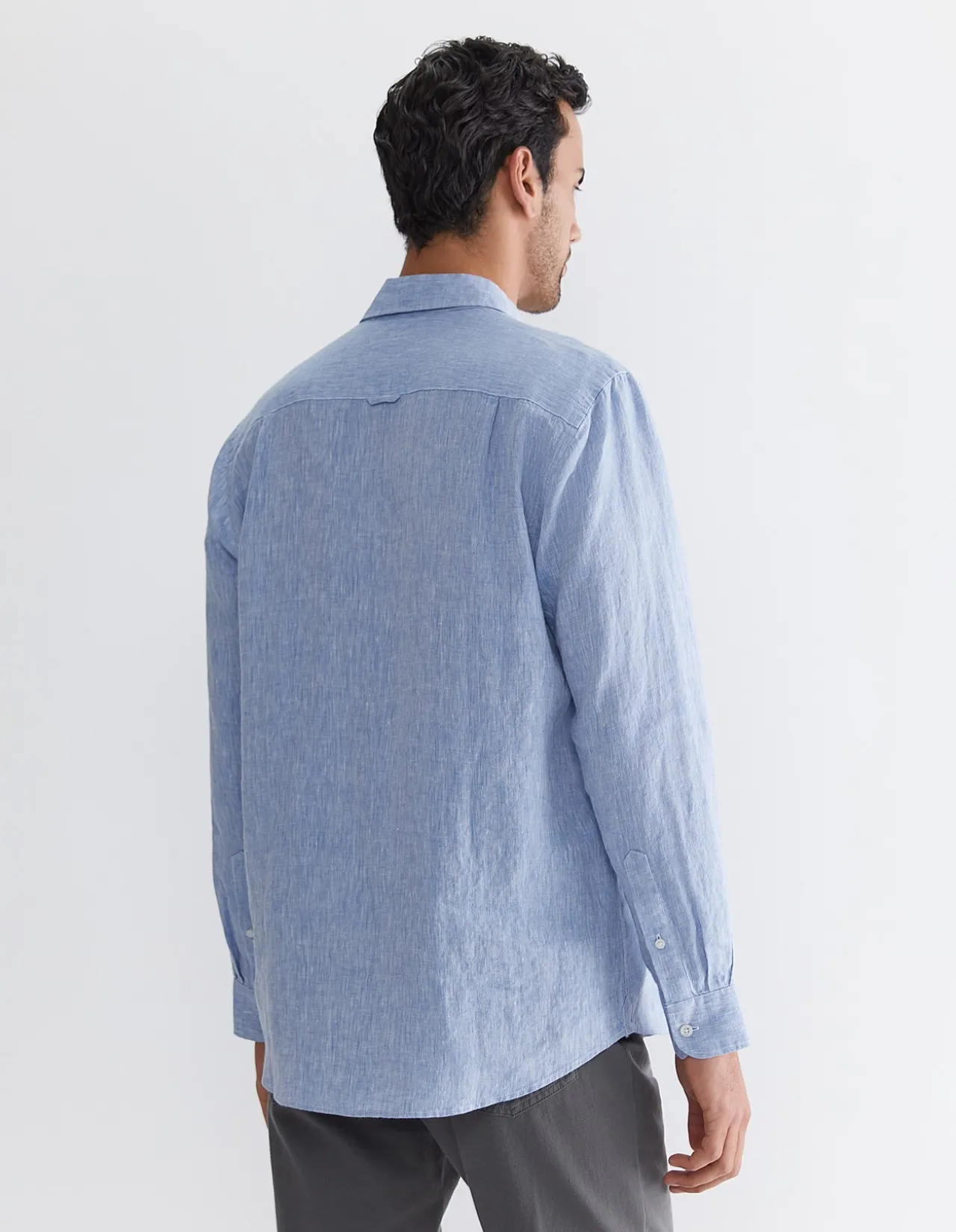 LONG SLEEVE LINEN SHIRT