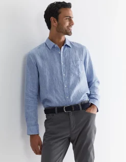 LONG SLEEVE LINEN SHIRT