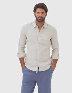 LONG SLEEVE LINEN SHIRT