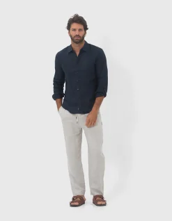 LONG SLEEVE LINEN SHIRT