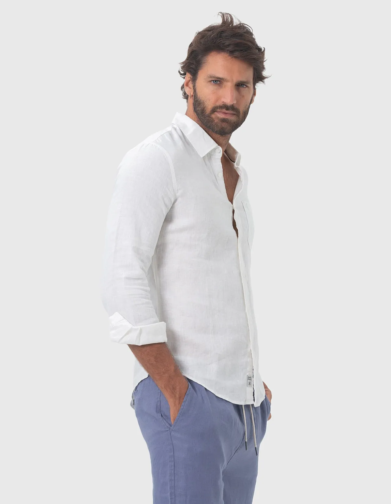 LONG SLEEVE LINEN SHIRT