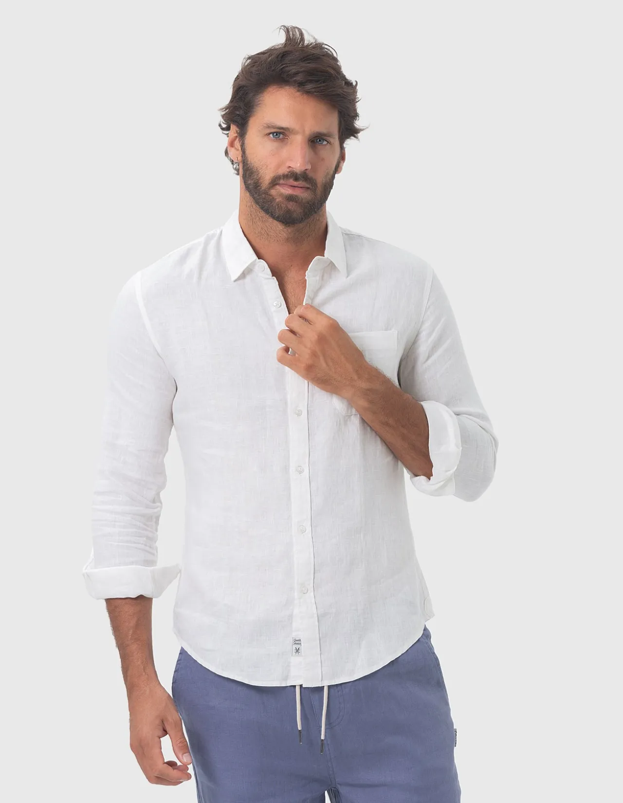 LONG SLEEVE LINEN SHIRT