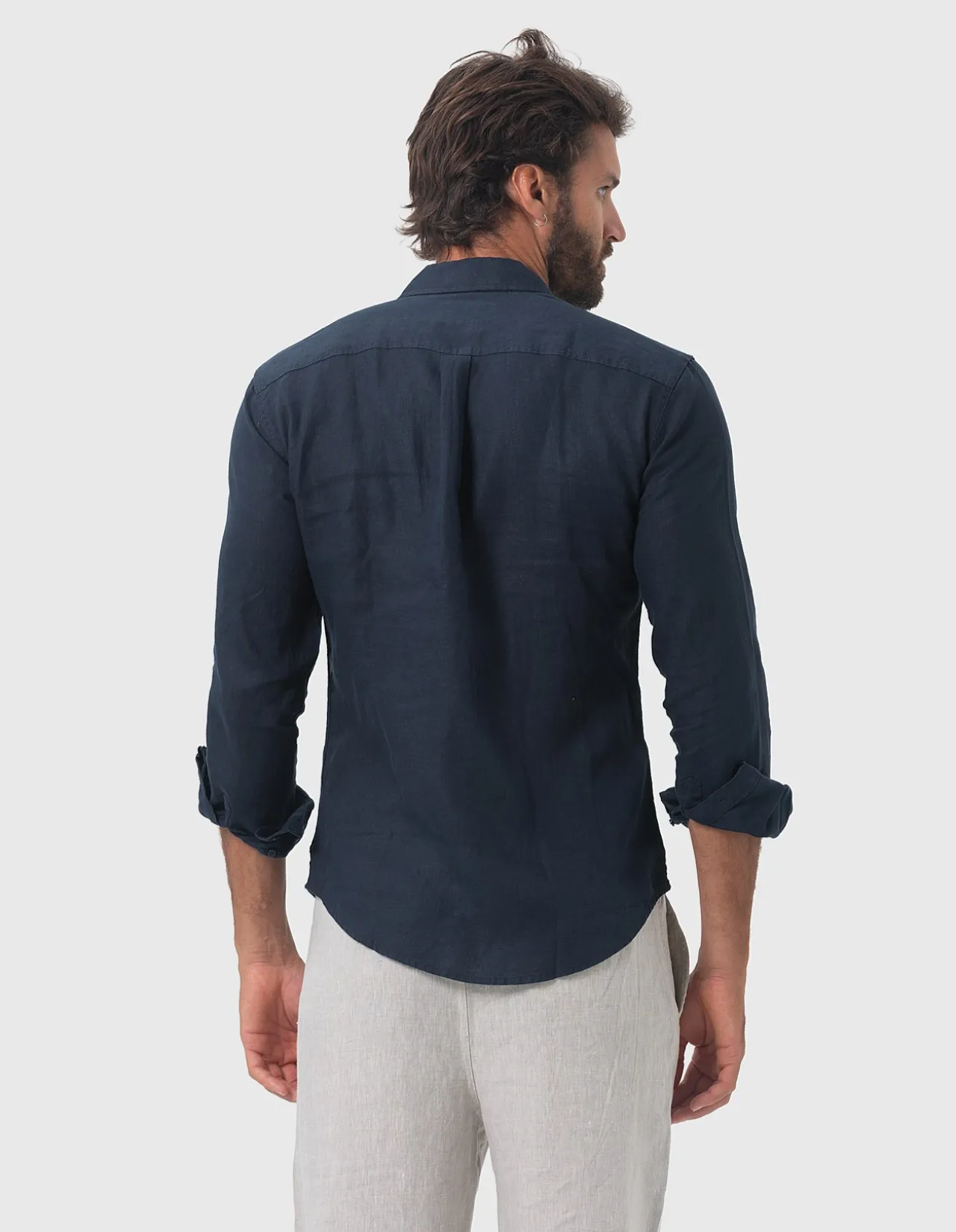 LONG SLEEVE LINEN SHIRT
