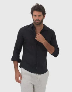 LONG SLEEVE LINEN SHIRT