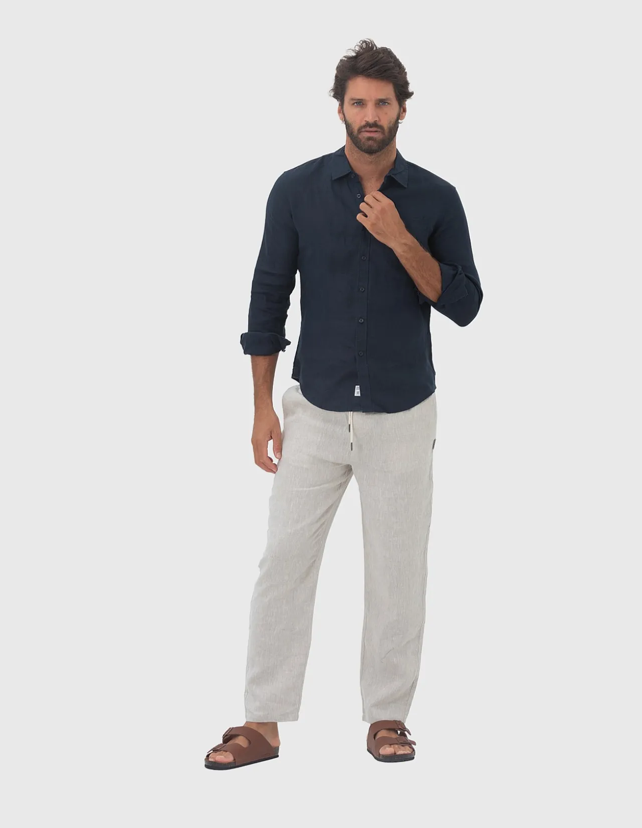 LONG SLEEVE LINEN SHIRT