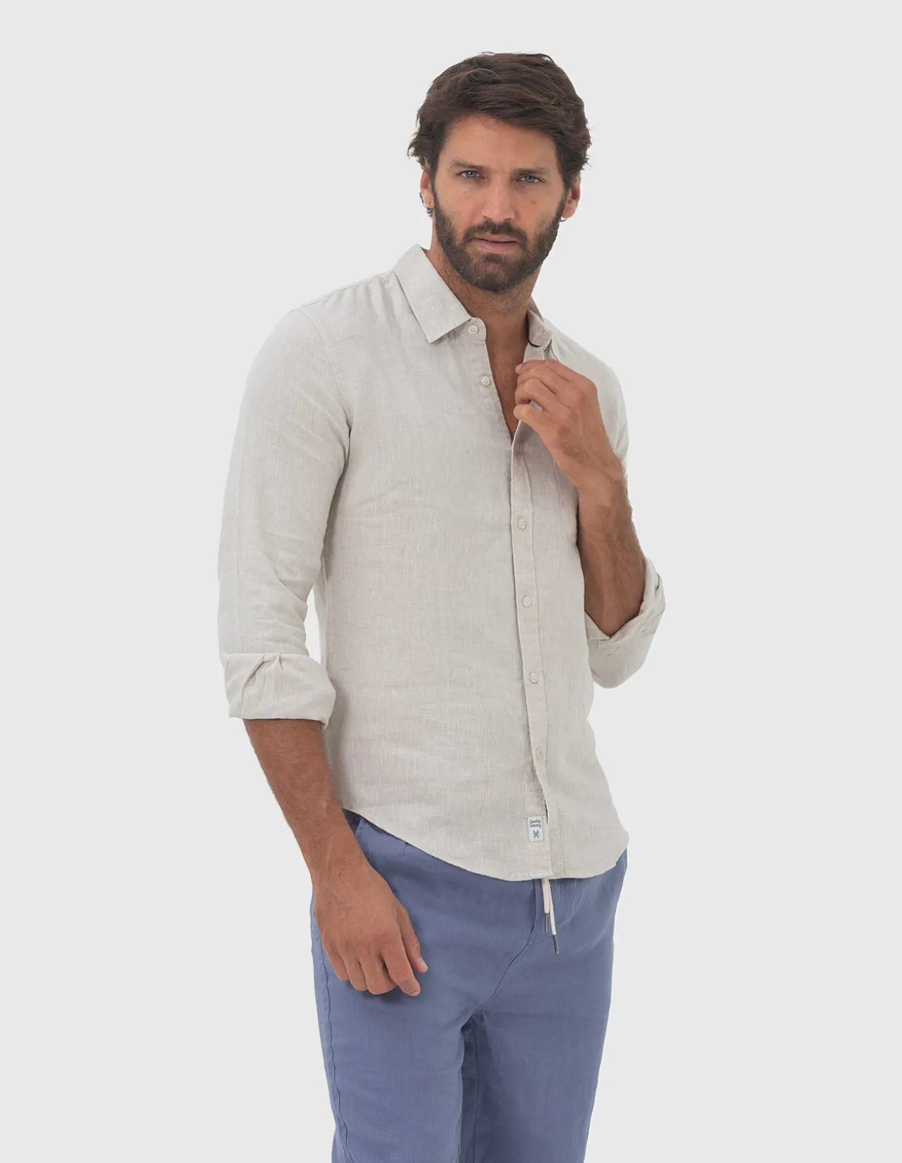 LONG SLEEVE LINEN SHIRT