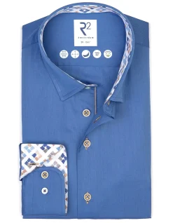 LONG SLEEVE MODERN FIT 2PLY COTTON TWILL SHIRT