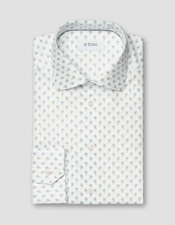 LONG SLEEVE PALM TREE SIGNATURE TWILL SHIRT