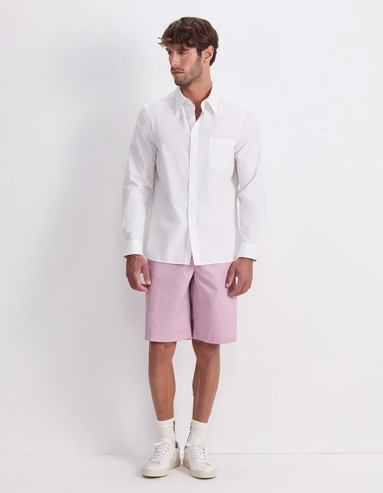 LONG SLEEVE POPLIN SHIRT