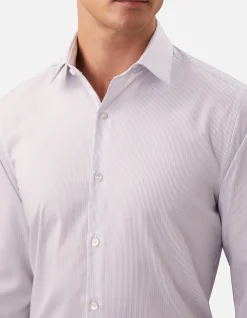 LONG SLEEVE POPLIN SHIRT SLIM FIT SHIRT