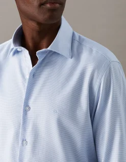Long Sleeve Slim Dobby Shirt