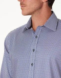 LONG SLEEVE SLIM FIT ARPRUTINO PRINT SHIRT