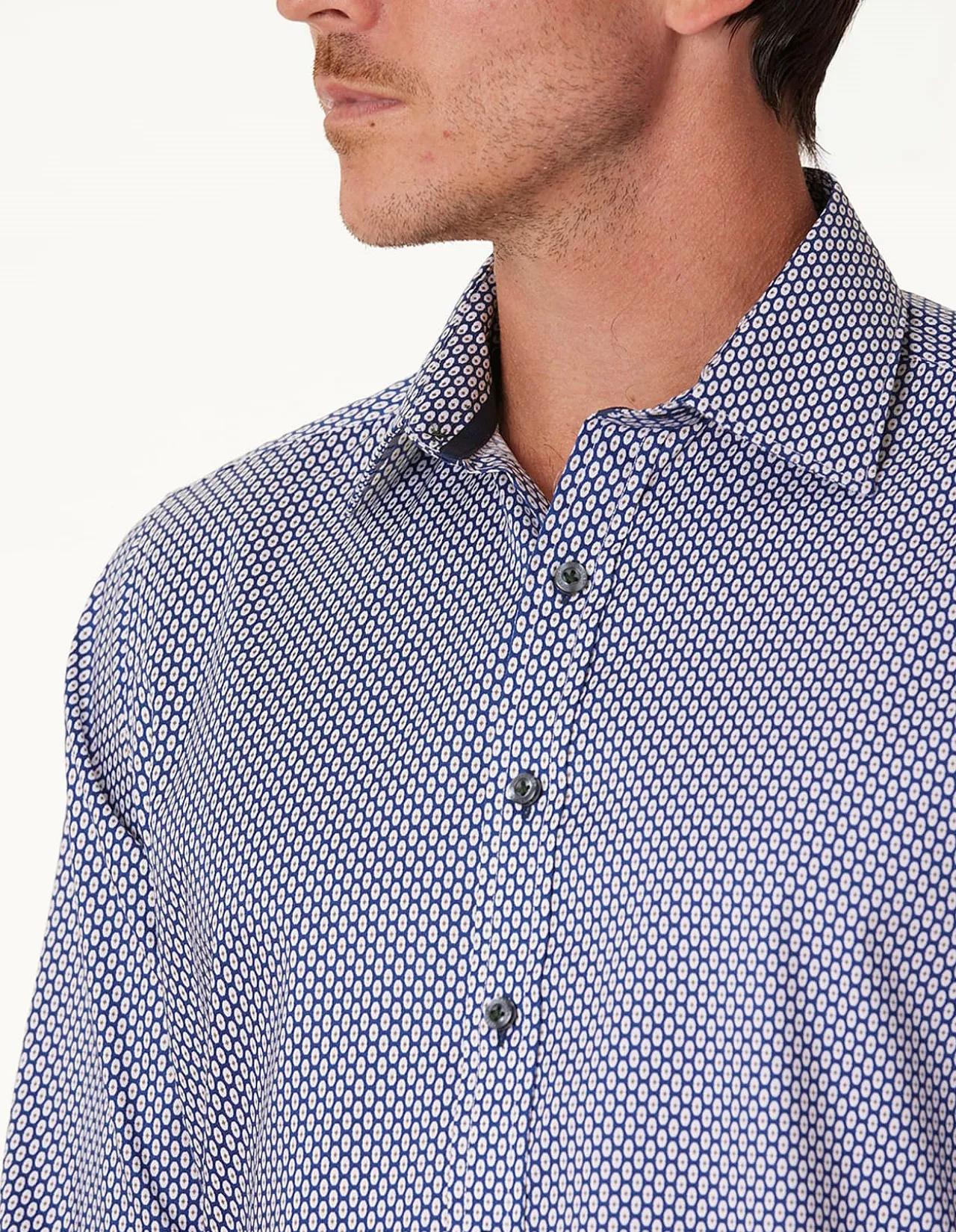 LONG SLEEVE SLIM FIT ARPRUTINO PRINT SHIRT