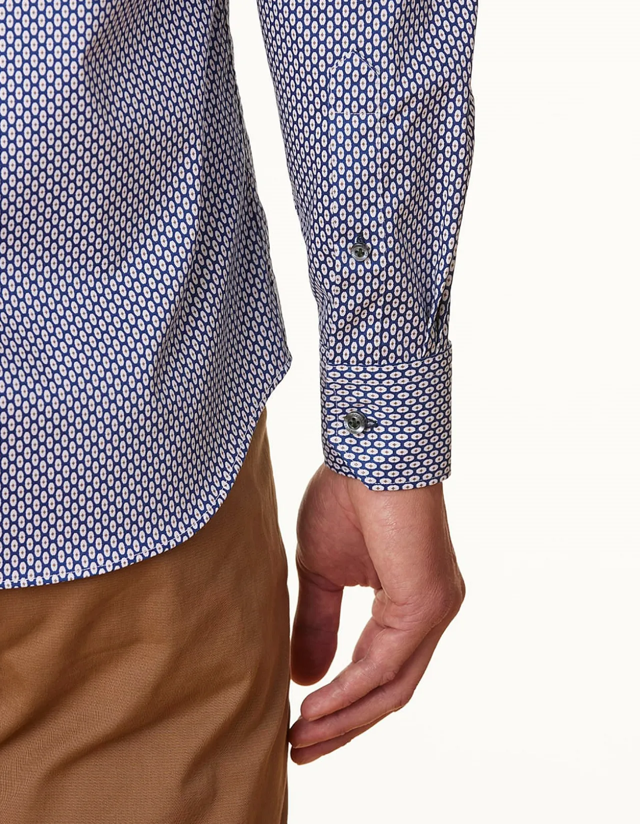 LONG SLEEVE SLIM FIT ARPRUTINO PRINT SHIRT