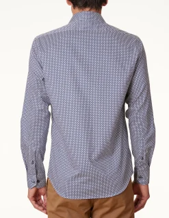 LONG SLEEVE SLIM FIT ARPRUTINO PRINT SHIRT