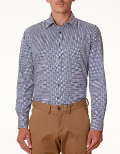 LONG SLEEVE SLIM FIT ARPRUTINO PRINT SHIRT