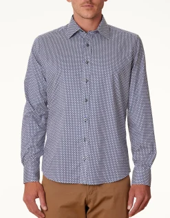 LONG SLEEVE SLIM FIT ARPRUTINO PRINT SHIRT
