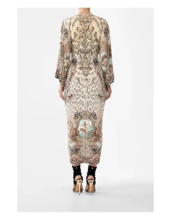 LONG SPLIT FRONT TWIST DRESS