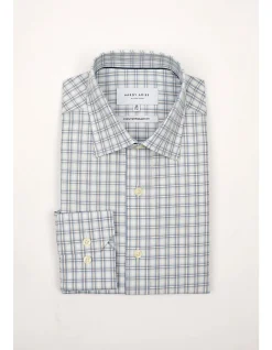 Long Sleeve Check Contempp Fit Cuff Shirt