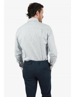 Long Sleeve Check Contempp Fit Cuff Shirt