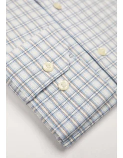 Long Sleeve Check Contempp Fit Cuff Shirt