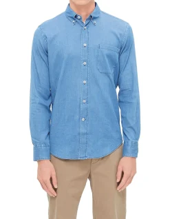 Long Sleeve Cotton Button Down Shirt