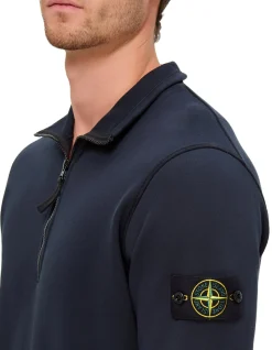 LONG SLEEVE COTTON FLEECE POLO