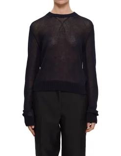 Long Sleeve Crewneck Sweater Midnight