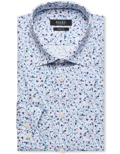 Long Sleeve DABATO Cotton Point Collar EASY Print Shirt